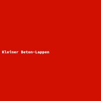 Kleiner Beton-Lappen