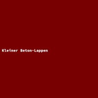 Kleiner Beton-Lappen