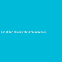 Leichter Bronze-Briefbeschwerer