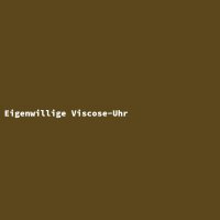 Eigenwillige Viscose-Uhr