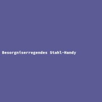 Besorgniserregendes Stahl-Handy