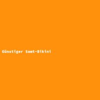 Günstiger Samt-Bikini