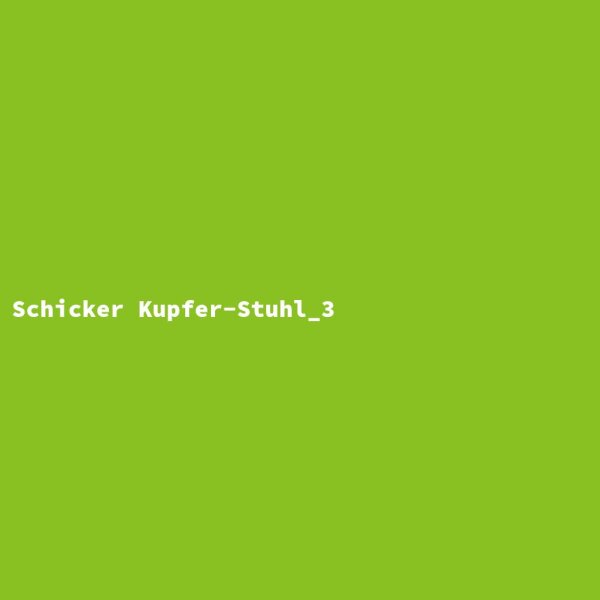 Schicker Kupfer-Stuhl_3