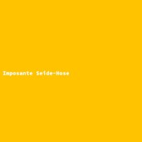 Imposante Seide-Hose