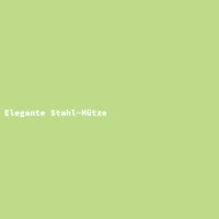 Elegante Stahl-Mütze