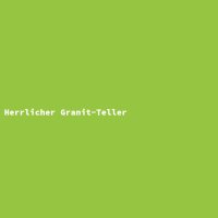 Herrlicher Granit-Teller