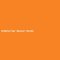 Schmierige Wasser-Socke