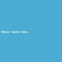 Kühner Papier-Akku