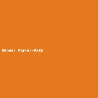 Kühner Papier-Akku