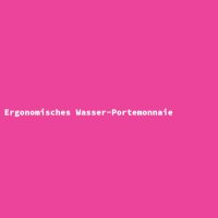 Ergonomisches Wasser-Portemonnaie
