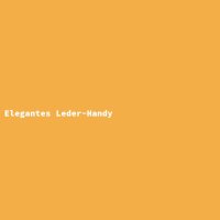 Elegantes Leder-Handy