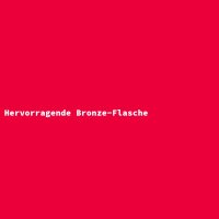 Hervorragende Bronze-Flasche