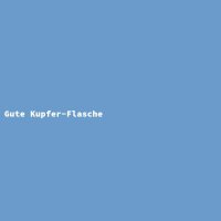 Gute Kupfer-Flasche