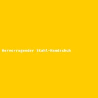 Hervorragender Stahl-Handschuh