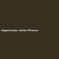 Gigantisches Seide-Pflaster