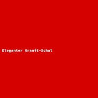 Eleganter Granit-Schal