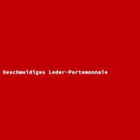 Geschmeidiges Leder-Portemonnaie