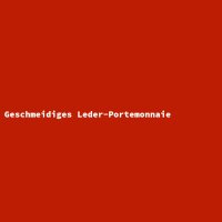 Geschmeidiges Leder-Portemonnaie