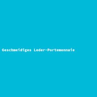 Geschmeidiges Leder-Portemonnaie