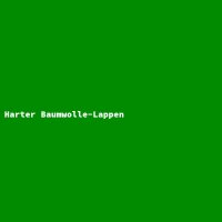 Harter Baumwolle-Lappen