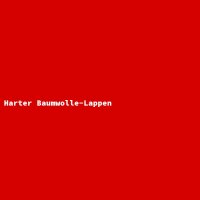 Harter Baumwolle-Lappen