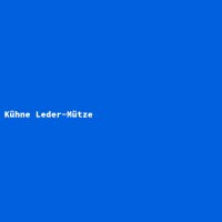 Kühne Leder-Mütze