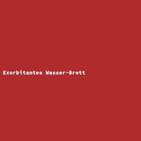 Exorbitantes Wasser-Brett