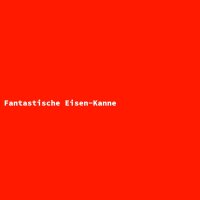 Fantastische Eisen-Kanne