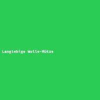Langlebige Wolle-Mütze