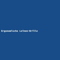 Ergonomische Leinen-Brille