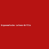 Ergonomische Leinen-Brille