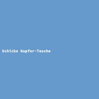 Schicke Kupfer-Tasche