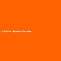 Schicke Kupfer-Tasche
