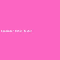 Eleganter Beton-Teller