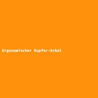 Ergonomischer Kupfer-Schal