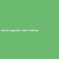 Hervorragendes Samt-Tanktop