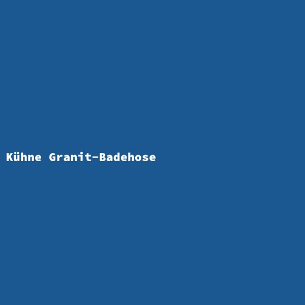 Kühne Granit-Badehose