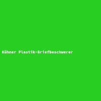 Kühner Plastik-Briefbeschwerer