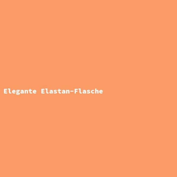 Elegante Elastan-Flasche