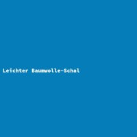 Leichter Baumwolle-Schal