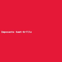 Imposante Samt-Brille