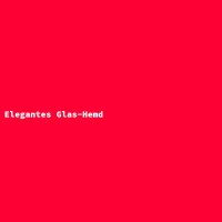 Elegantes Glas-Hemd