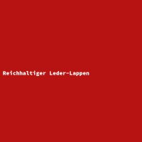 Reichhaltiger Leder-Lappen