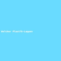 Weicher Plastik-Lappen
