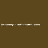 Geschmeidiger Stahl-Briefbeschwerer