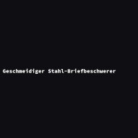 Geschmeidiger Stahl-Briefbeschwerer
