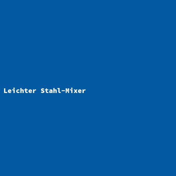 Leichter Stahl-Mixer