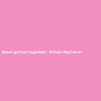 Besorgniserregender Eisen-Rasierer