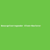 Besorgniserregender Eisen-Rasierer