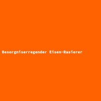 Besorgniserregender Eisen-Rasierer